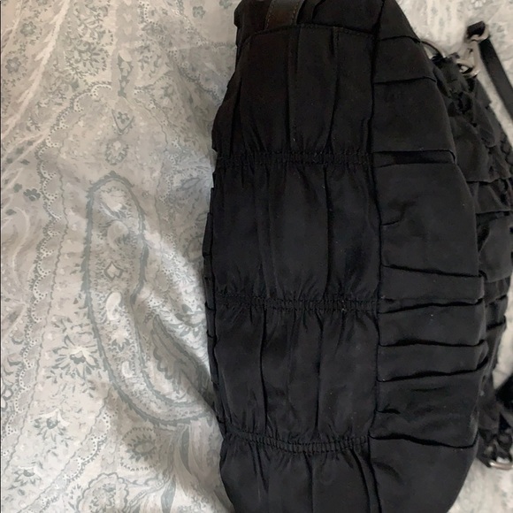 Prada authentic large black hobo w/ long strap - Picture 5 of 8